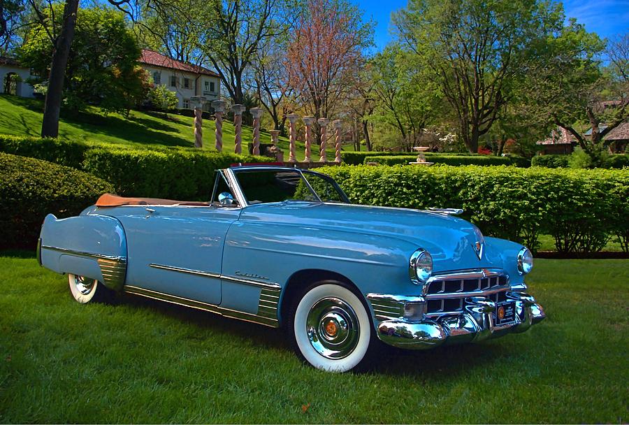Vintage Photograph - 1949 Cadillac Series 62 Convertible by Tim McCullough