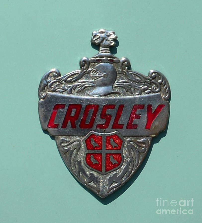 1949 Crosley Emblem Photograph by Paul Ward
