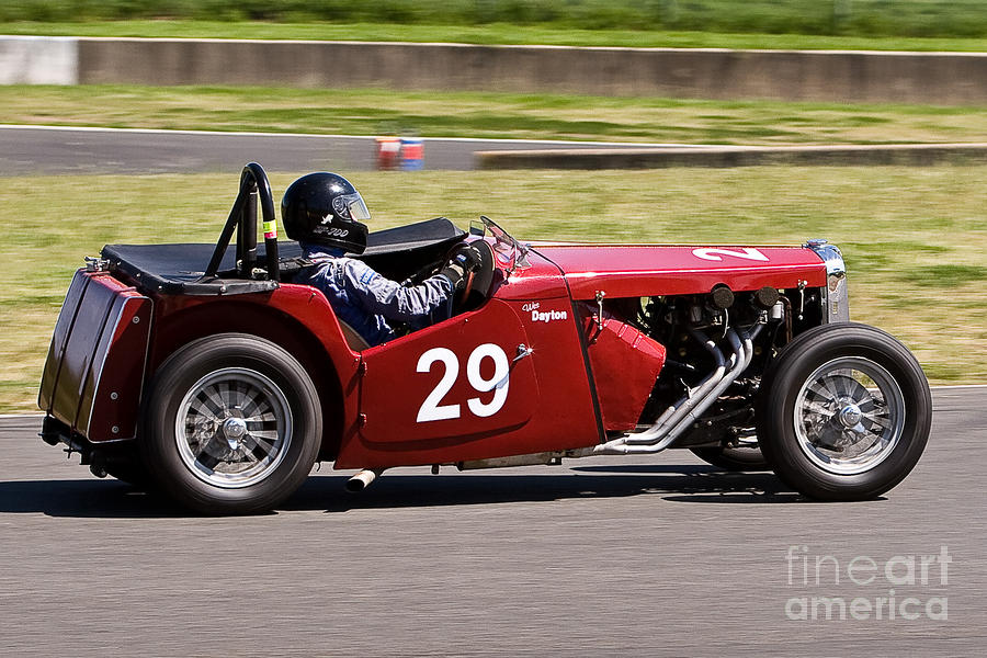 Sports Photograph - 1949 MG TC Special by John Buxton