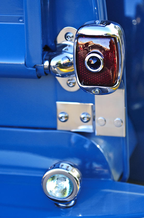 Car Photograph - 1950 Chevrolet 3100 Pickup Truck Taillight by Jill Reger