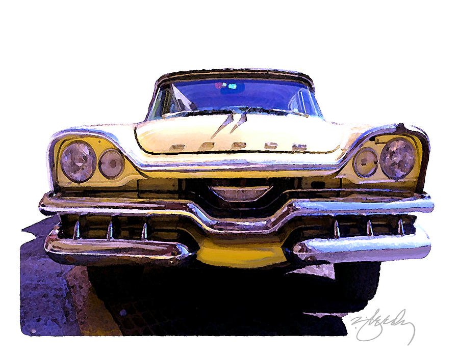 1950 Dodge Digital Art by Brenda Leedy