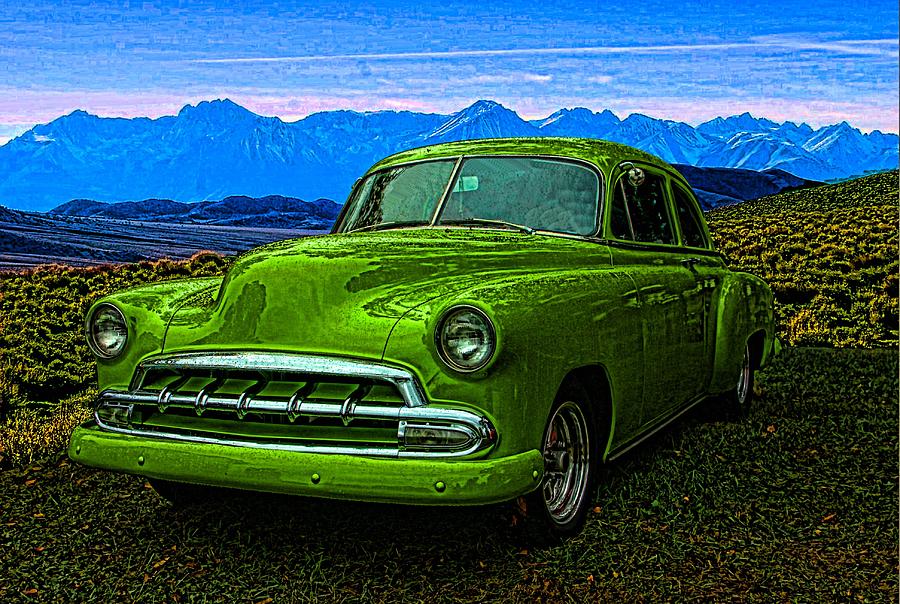 1951 Chevrolet Slime Green Photograph by Tim McCullough