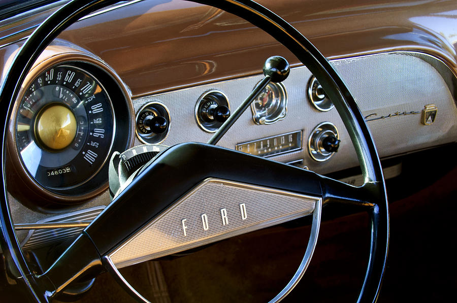 1951 Ford car steering wheel #4