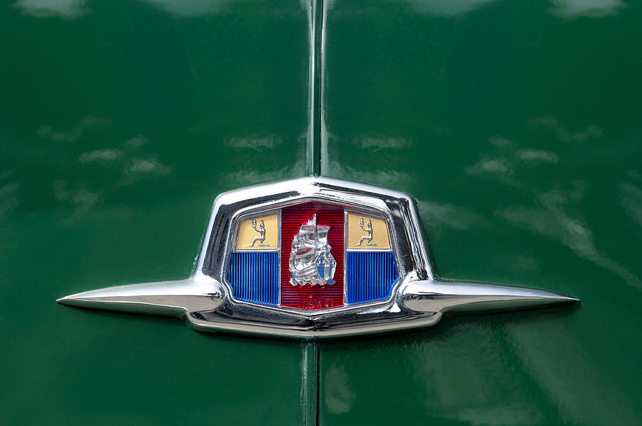 1951 Plymouth Suburban Emblem by Jill Reger