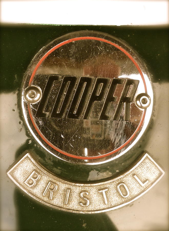 1952 Cooper Bristol Hood Badge Photograph by John Colley