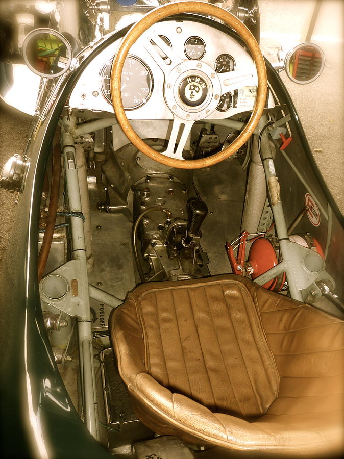 1952 HWM Cockpit Photograph by John Colley