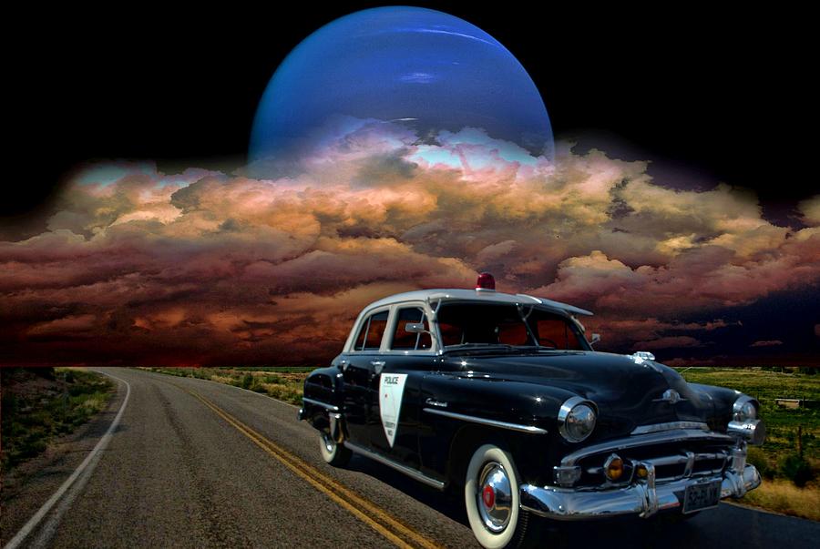 1952 Plymouth Police Car Photograph by Tim McCullough