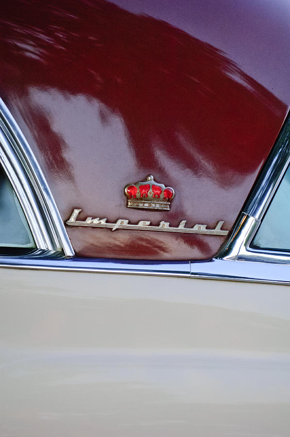 1953 Chrysler Imperial Custom Emblem Photograph by Jill Reger - Fine ...