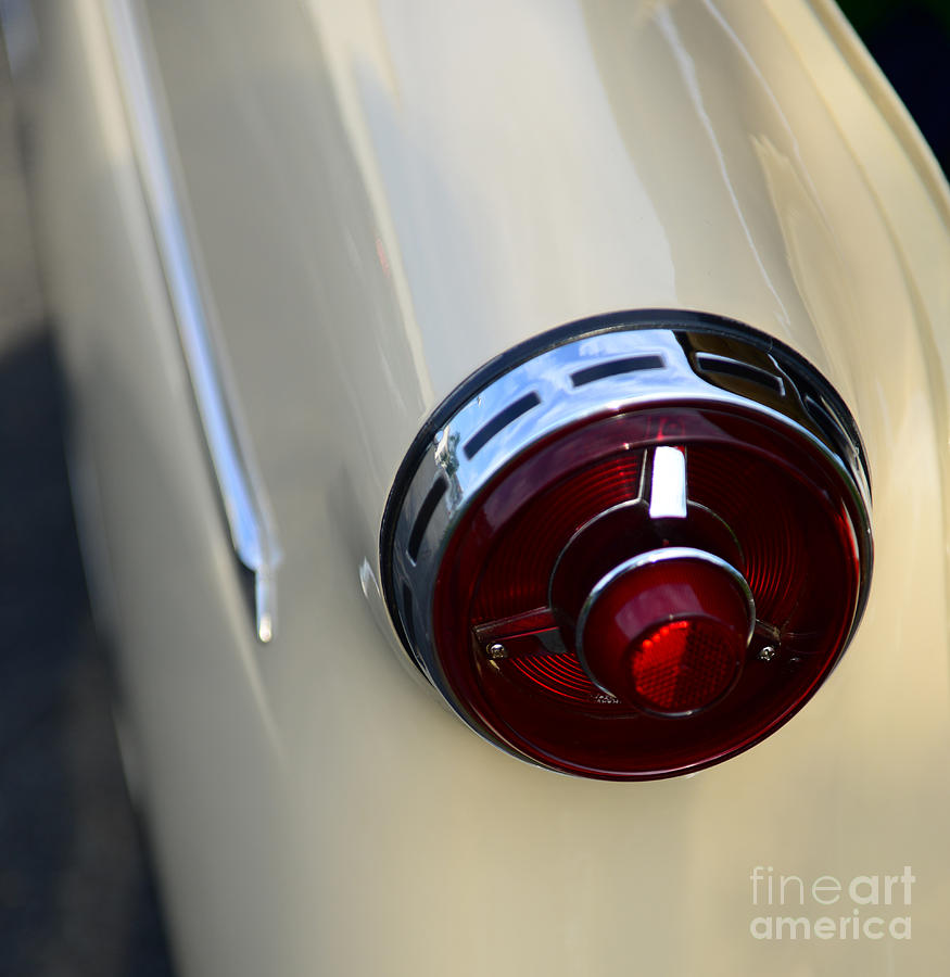 1954 Ford Customline Tail Light Photograph by Paul Ward