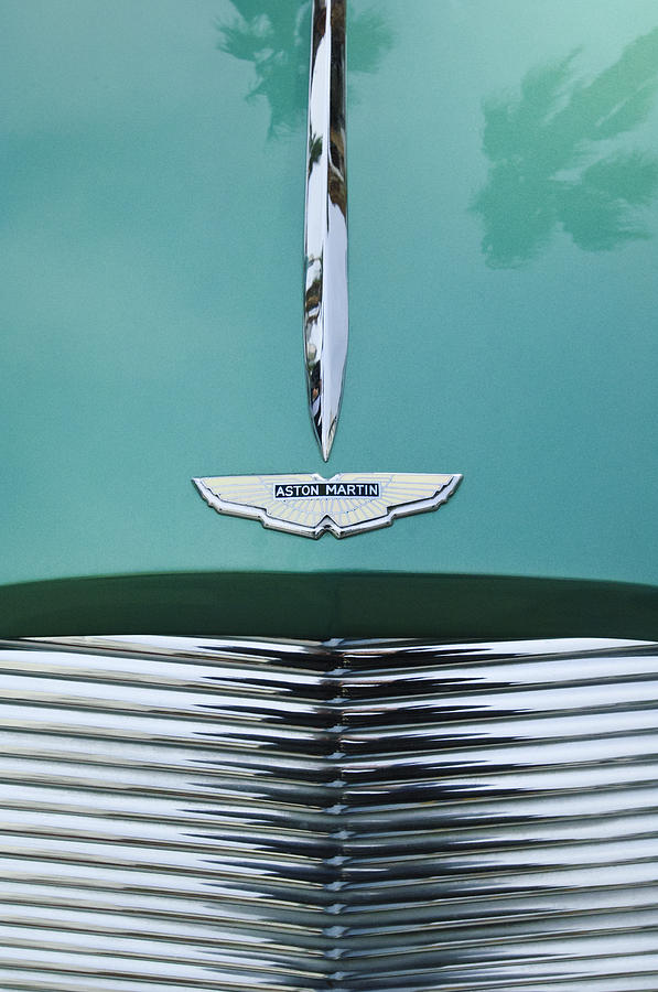 1955 Aston Martin Grille Emblem Photograph by Jill Reger