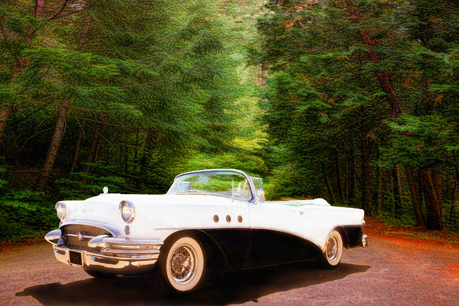 1955 Buick Century Photograph by Michael Cleere