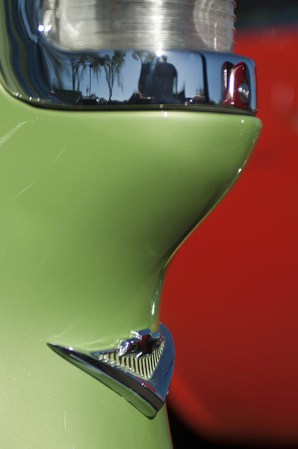 1955 Chevrolet Nomad Emblem 2 Photograph by Jill Reger