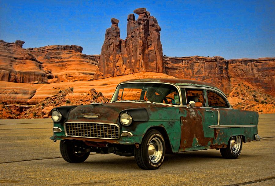 1955 Chevrolet  #2 Photograph by Tim McCullough