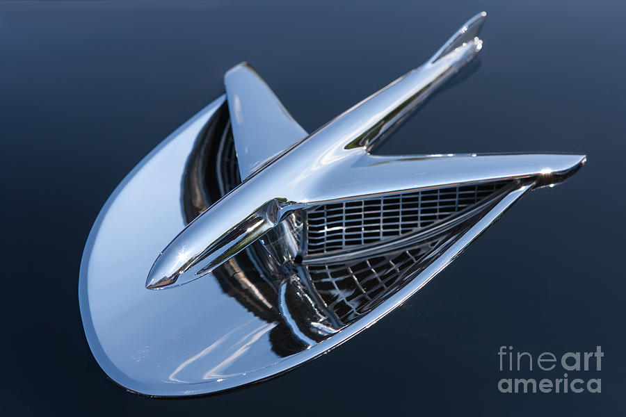 1956 Buick Special Hood Ornament Photograph by Clarence Holmes