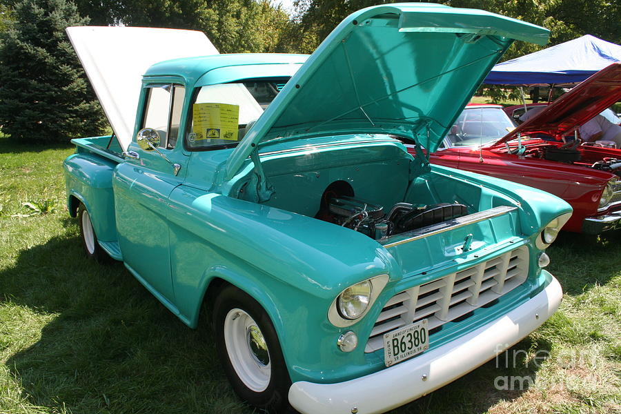 1956 Chevy pick up Photograph by Roger Look - Pixels