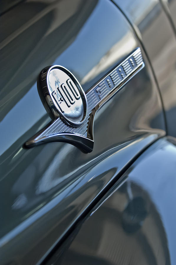 1956 Ford F-100 Truck Emblem 2 Photograph by Jill Reger - Fine Art America