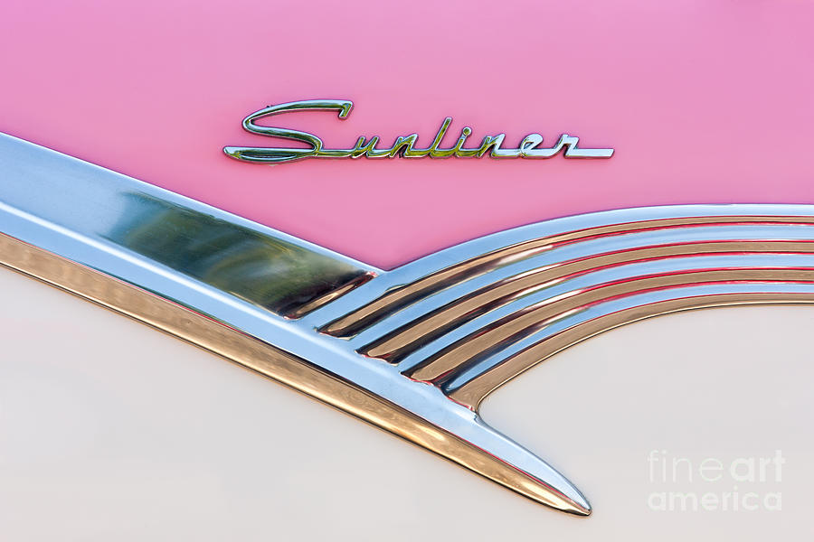 1956 Ford Fairlane Sunliner Photograph by Clarence Holmes