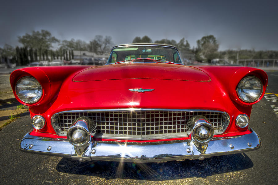 1956 T-Bird Photograph by Debra and Dave Vanderlaan 1956 T-Bird Photograph by Debra and Dave Vanderlaan