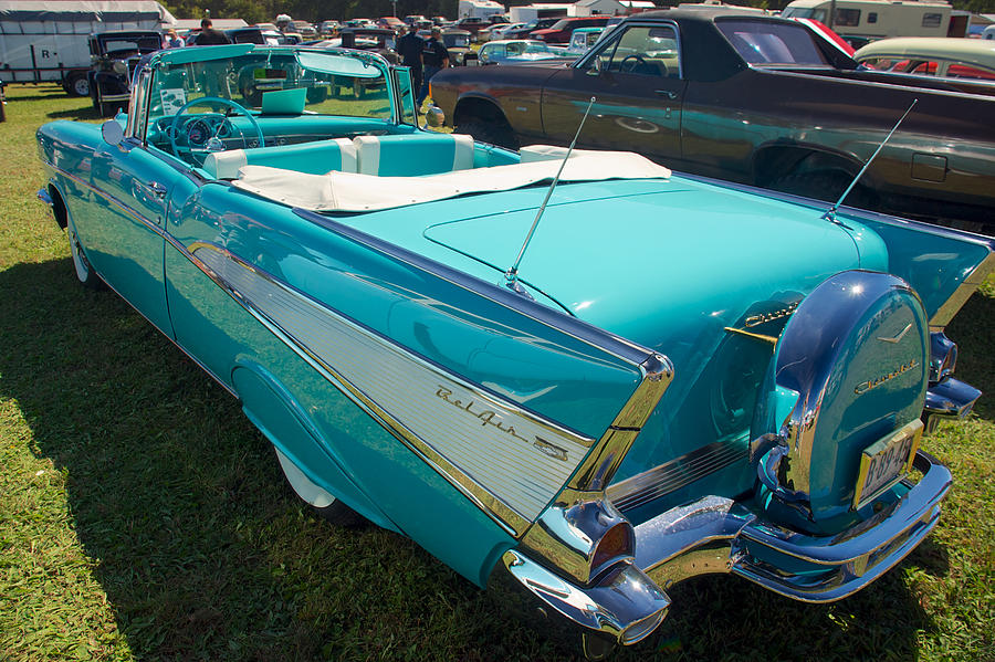 1957 Chevy Convertable Photograph by Mark Dodd