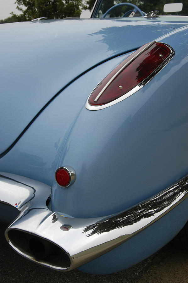 1958 Corvette Photograph by Greg Kopriva