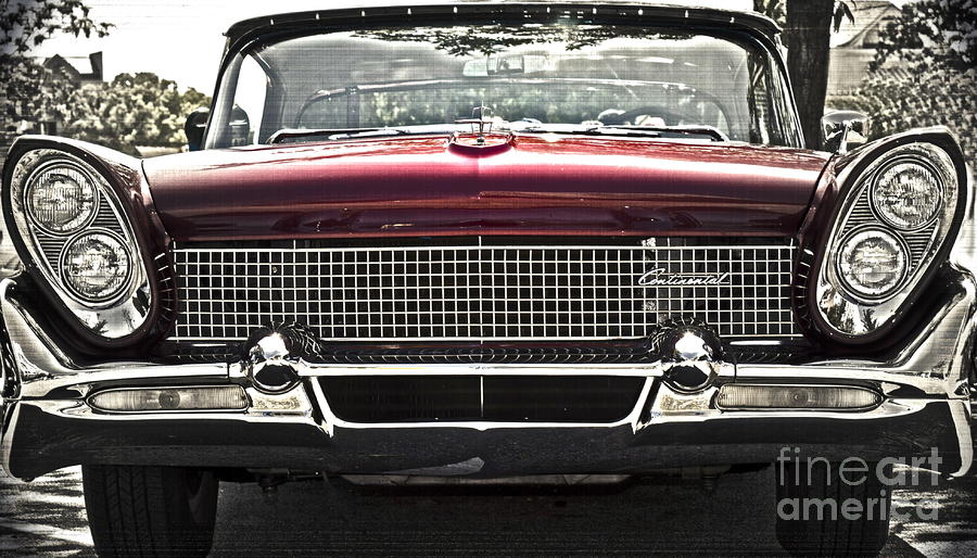 1958 Lincoln Continental Photograph by Gwyn Newcombe