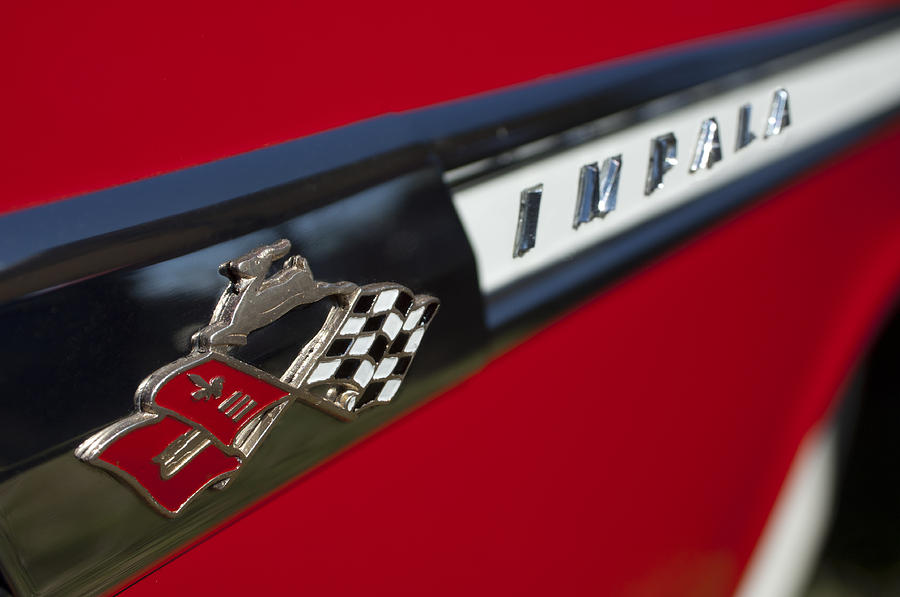 1959 Chevrolet Impala Emblem Photograph by Jill Reger - Pixels