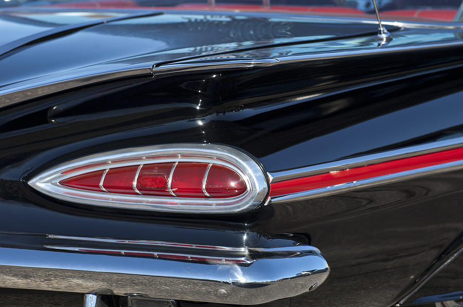 1959 Chevrolet Impala Tail Light 2 Photograph By Jill Reger 7641