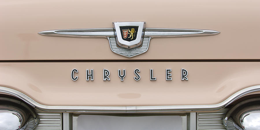 1959 Chrysler New Yorker Emblem Photograph by Jill Reger