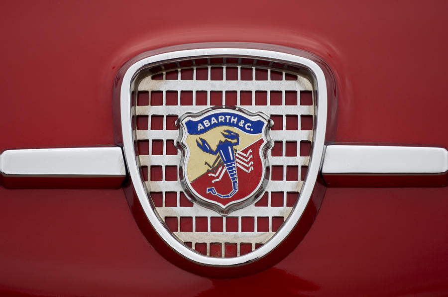 1959 Fiat Abarth 750 Zagato Coupe Emblem Photograph by Jill Reger