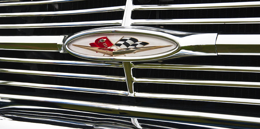 1960 Chevrolet Impala Emblem Photograph by Glenn Gordon