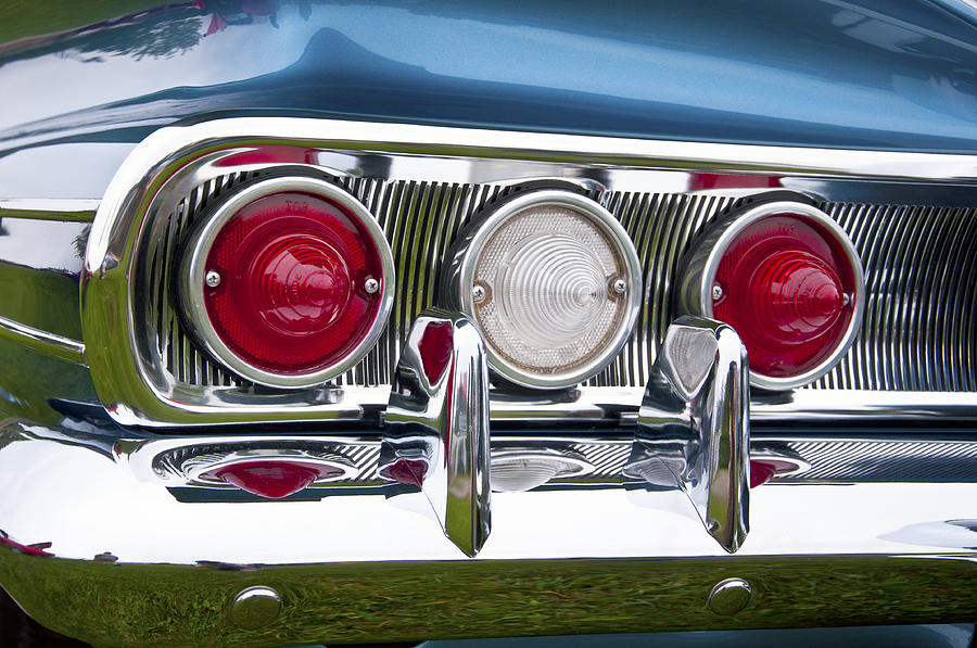 1960 Chevrolet Impala Tail Light Photograph by Glenn Gordon