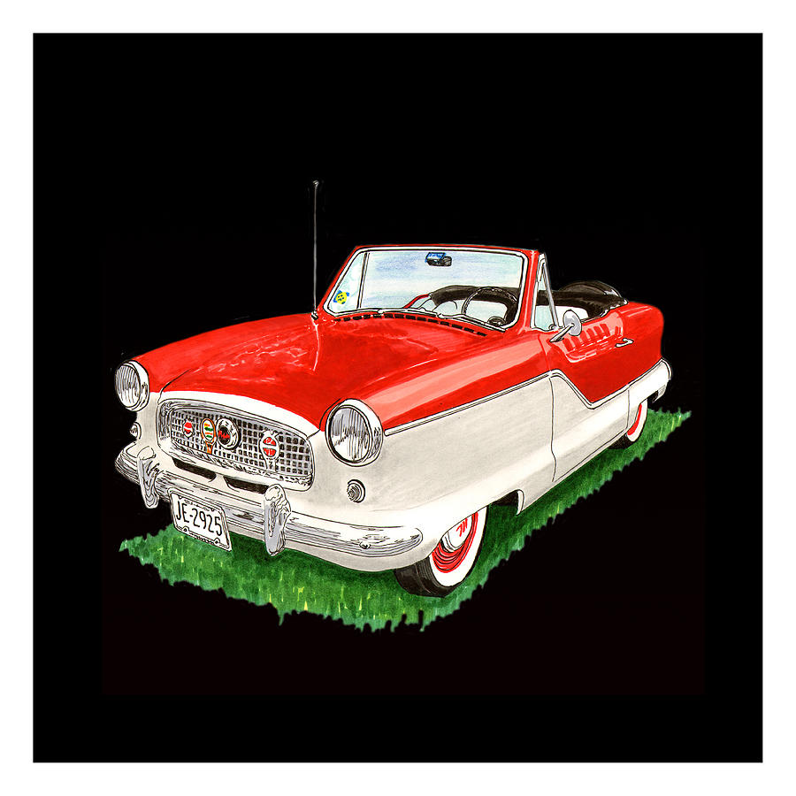 1961 Metropolitian convertible 1961 Painting by Jack Pumphrey Pixels