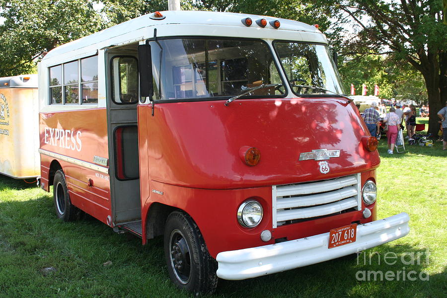 1962 Chevy short bus Photograph by Roger Look - Fine Art America