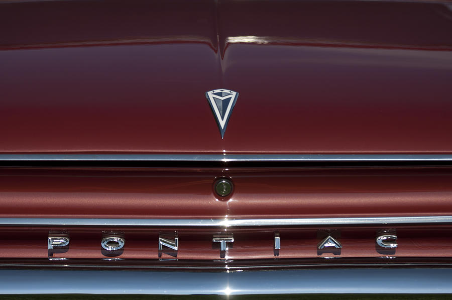 1962 Pontiac Emblem Photograph by Jill Reger
