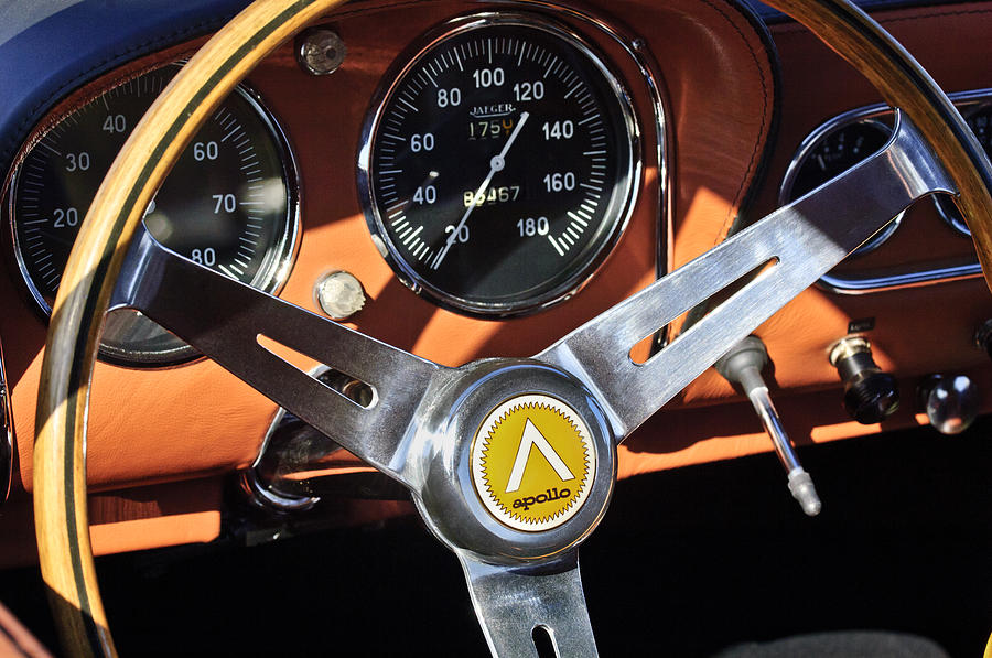 1963 Apollo Steering Wheel 2 Photograph by Jill Reger
