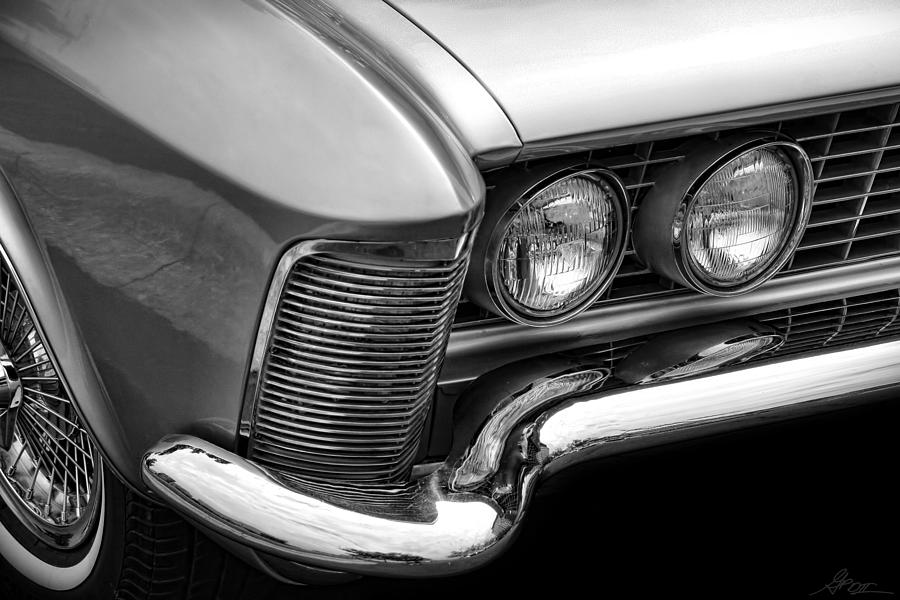 1963 Buick Riviera B/W Photograph by Gordon Dean II