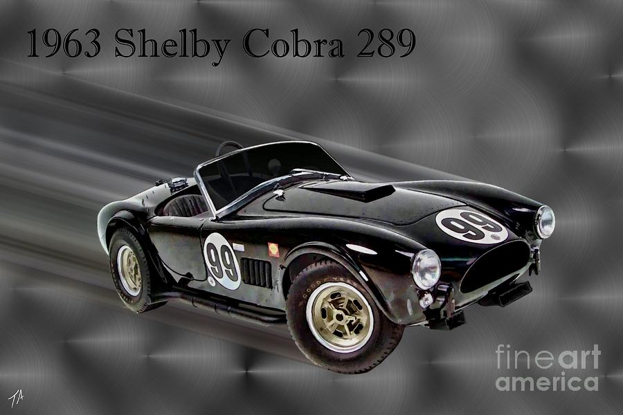 1963 Shelby Cobra 289 Digital Art by Tommy Anderson