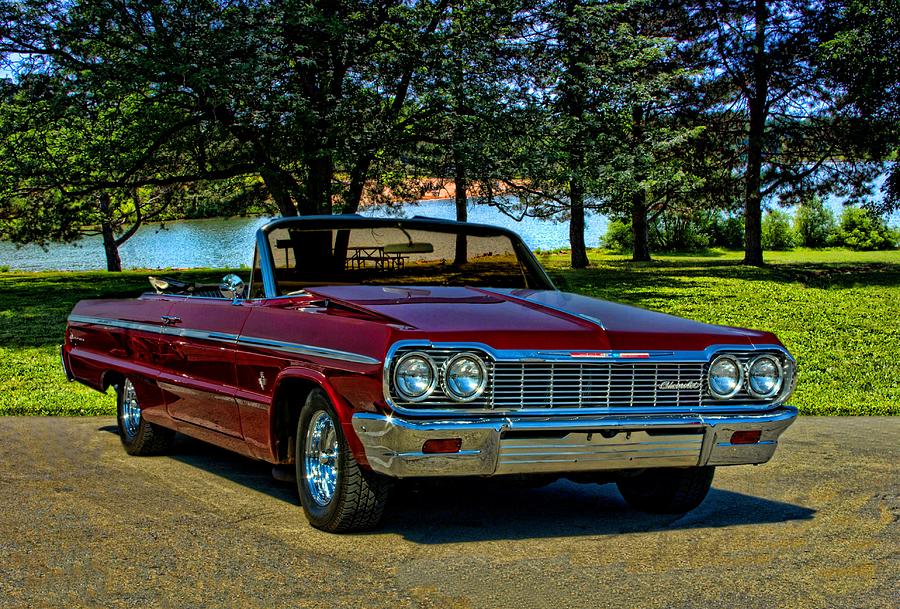 1964 Chevrolet Impala Convertible Photograph by Tim McCullough