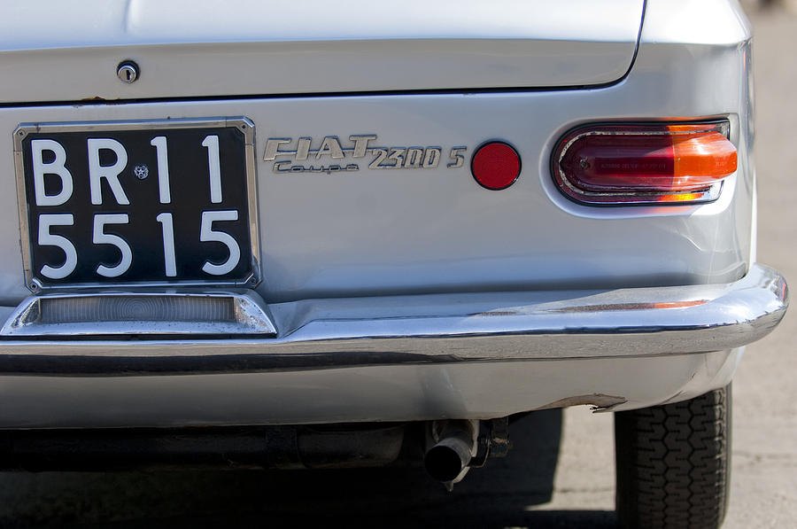 1964 Fiat 2300S Abarth Taillight Photograph by Jill Reger