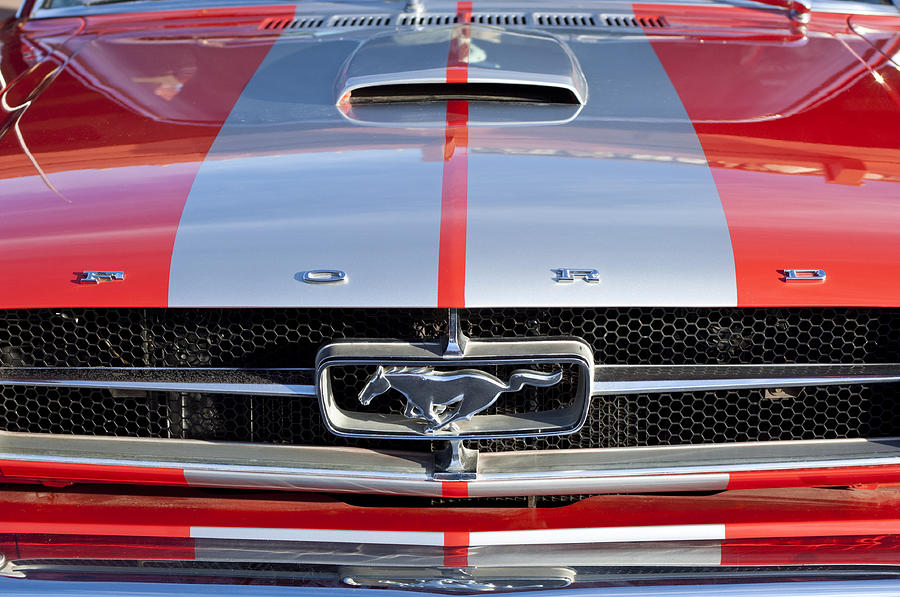 1965 Ford Mustang Front End Photograph by Jill Reger