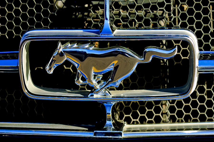 1965 Ford mustang grille emblem #8