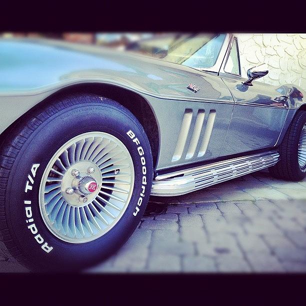 1965 Sting Ray ......love The Side Pipes Photograph by Brett Borgard