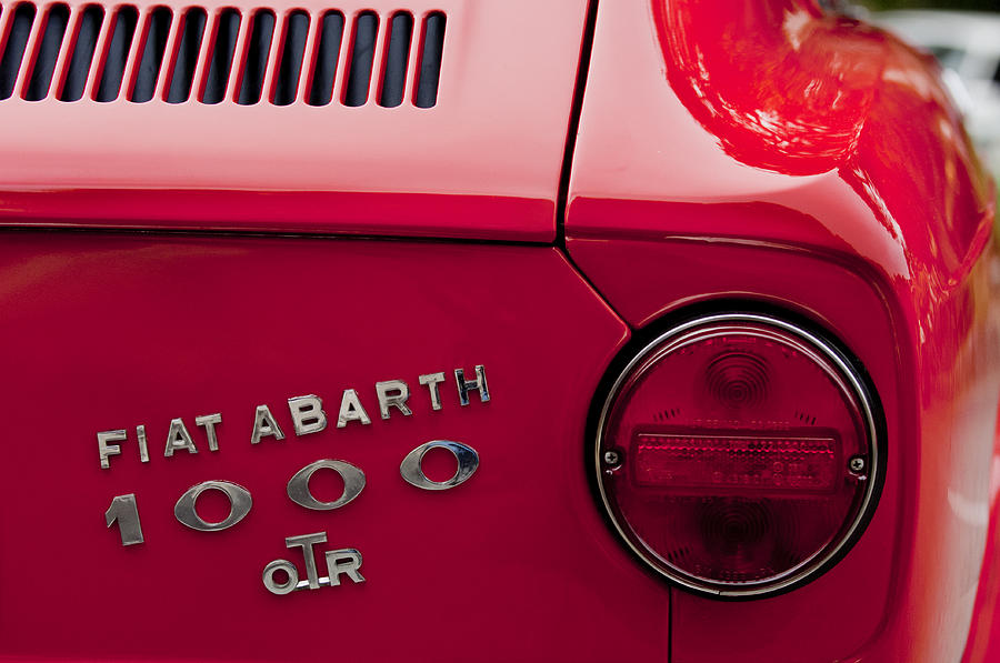 1967 Fiat Abarth 1000 OTR Taillight Photograph by Jill Reger
