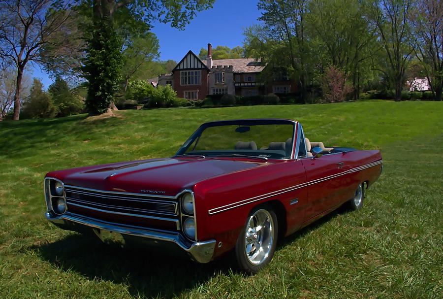 1967 Plymouth Photograph - 1967 Plymouth Fury III Convertible by Tim McCullough