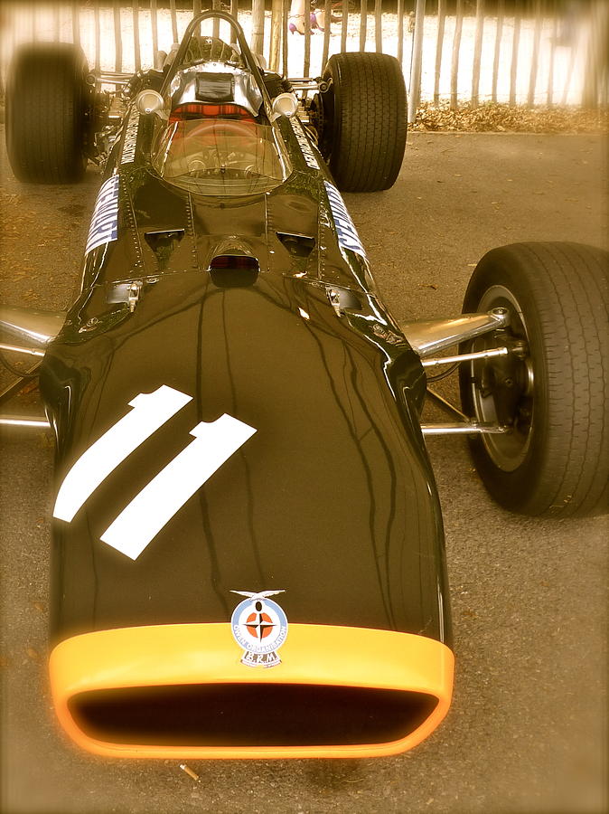1967 Sir Jackie Stewart BRM P115 Photograph by John Colley