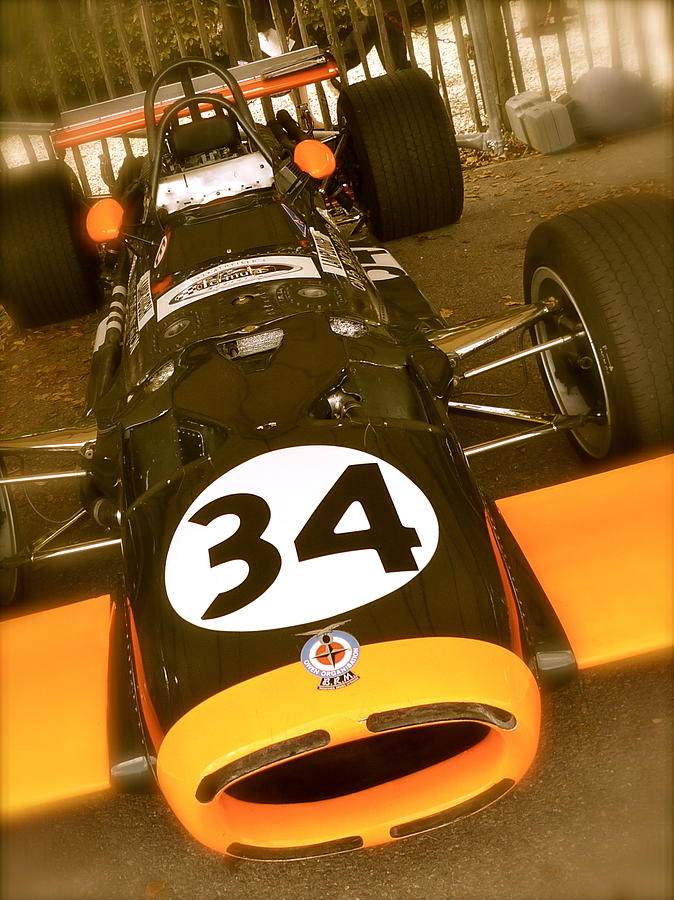 1968 BRM P113 F1 Racing Car Photograph by John Colley