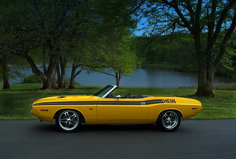 1970 Dodge Challenger RT Convertible Photograph by Tim McCullough