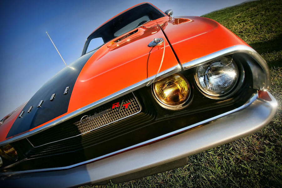 1970 Dodge Challenger RT Hemi Orange Photograph by Gordon Dean II