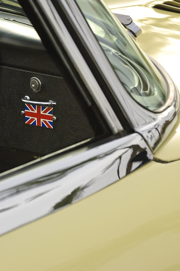 1970 Jaguar XK Type-E Emblem Photograph by Jill Reger