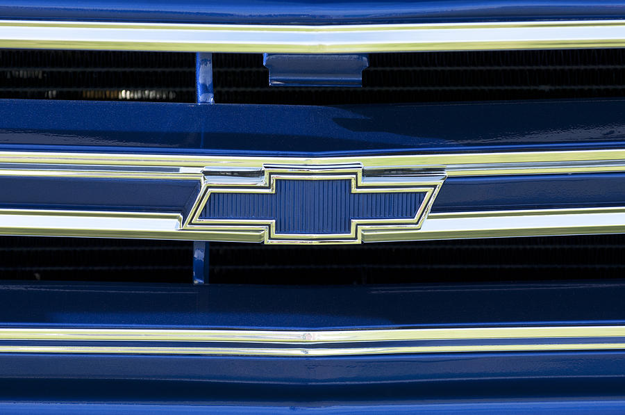 1971 Chevrolet Grille Emblem Photograph by Jill Reger - Fine Art America